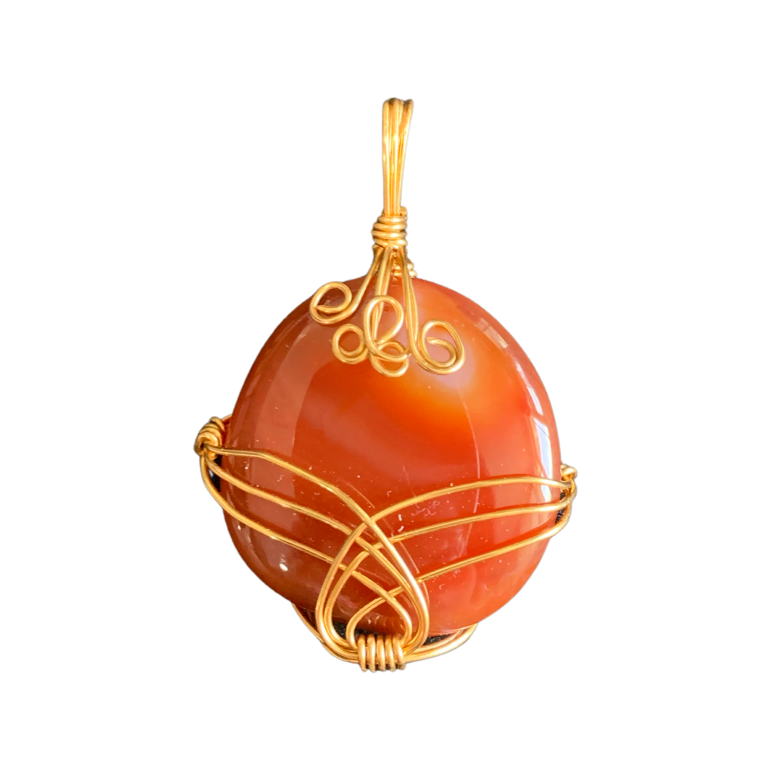 Carnelian Goddess Pendant