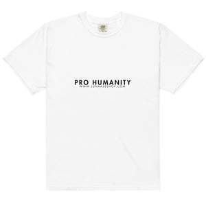 PRO HUMANITY- Black letters